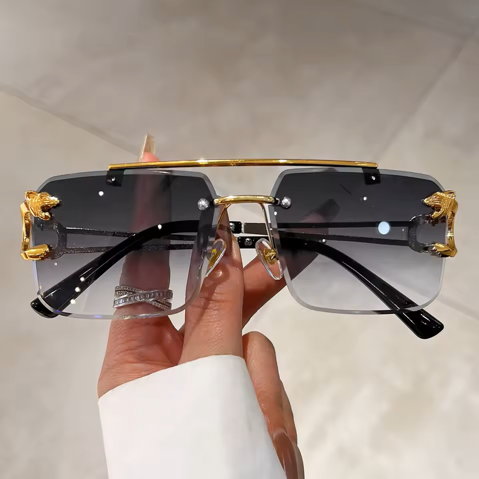Nodless Apex Panthera Rimless Sunglasses