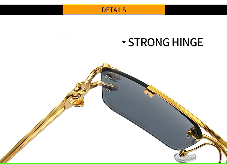 Nodless Apex Panthera Rimless Sunglasses